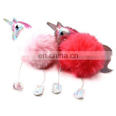 Hot Sell Cute Decoration Pink Animals Top Ball Decoration For Handbag And Key photo-3