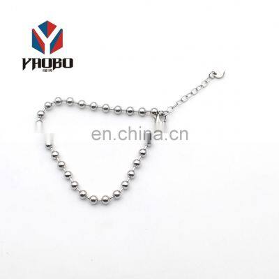 Fashion High Quality Metal Necklace Ball Chain With Lobster Clasp photo-2