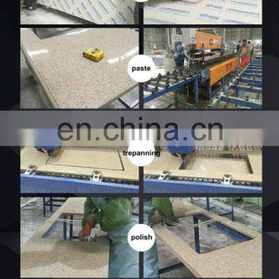 Foshan Factory Directly White Veins Grey Quartz Stone