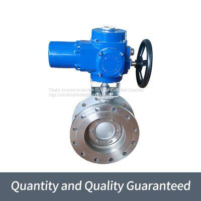 Bernard Stainless Steel Electric Flanged Butterfly Valve DN65 Hard Seal Valve Assembly photo-5