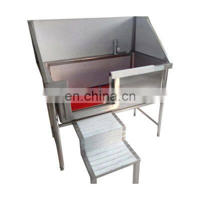 Dog Grooming Bath Tub Stainless Steel Bathtub For Pet SPA Shower photo-3
