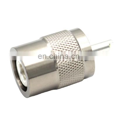 Coaxial Connector PL259 UHF Male Plug Clamp For LMR195 LMR200 RG142 RG58 RG213 Connector