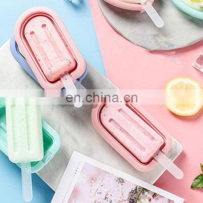 OEM Eco Friendly Green Professional Food Grade Custom Summer Wholesale Popsicle Ice Cream Mold