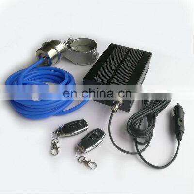 Car Exhaust Pipe Modification Valve Full Set of Accessories 12V Vacuum Pump Remote Control Actuator photo-3