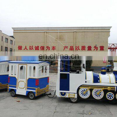 Factory Hot Sales Trackless Passengers Train Outdoor Ride Locomotive in China Competitive Price photo-3