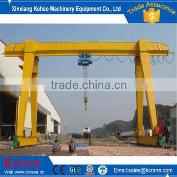 20t Light duty single girder gantry crane for lifting precast concrete