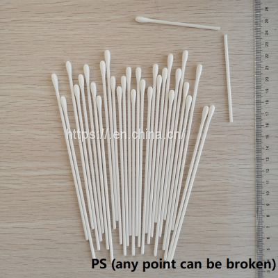 Disposable polyester cotton swab test sampling sterile swab