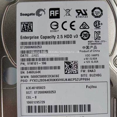 A3C40185923 Fujitsu 2TB 6Gb/s 7.2k SATA 2.5