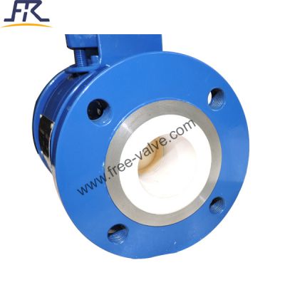 Bare Stem Ceramic  Lined  Ball Valve