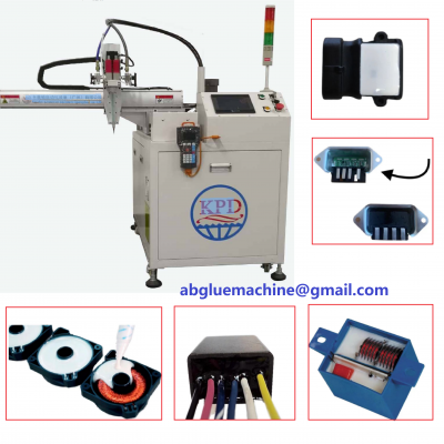 se-mi automatic fluid dispensing potting machine 2 component resin glue potting machine fluids resin potting machine