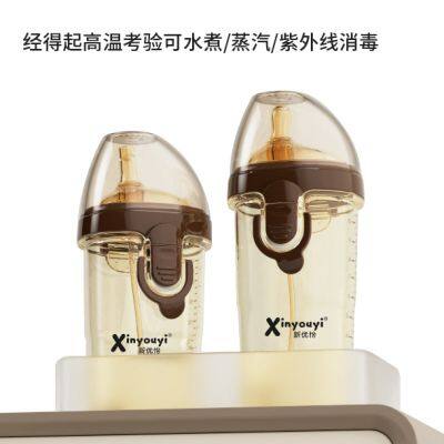 Flip-top Tilt Feeding Bottle Plastic Bottle Baby Feeding Bottle Processing Custom Bottle Manufacturing photo-5
