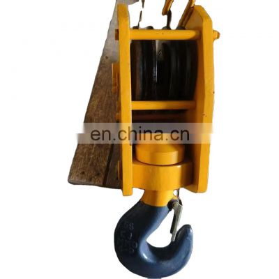 Genuine high quality XCMG hook for Crane 5t 8t 10t crane lifting single hook