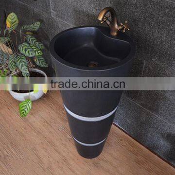 Unique Design Indoor Natural Granite Bathroom Sink & Wash Basin photo-2