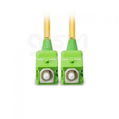 Fiber Optic Patch Cable SC APC to SC APC OS2 Duplex Single Mode PVC 2.0mm
