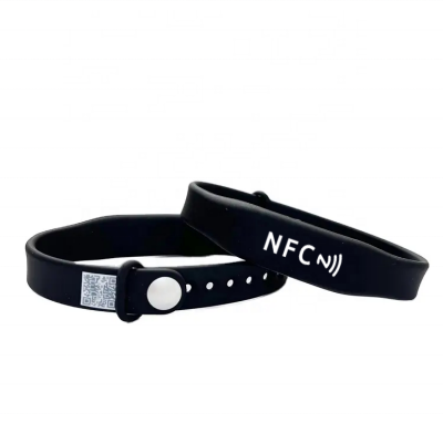 13.56Mhz Waterproof Contactless Payment Bracelet NFC RFID Silicone Wristband for Event
