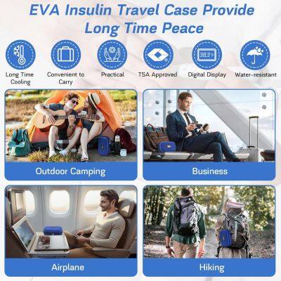 Portable Diabetic Storage Cooler Bag With Temperature Display photo-5