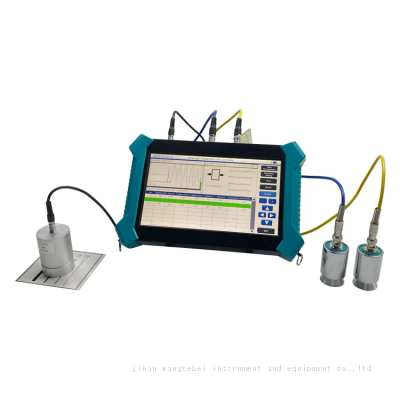 Ultrasonic device for pile integrity testing in construction Crack detection equipment for concrete using ultrasonic
