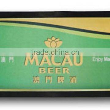 2016 soft and durable bar runner nitrile rubber beer bar runner
