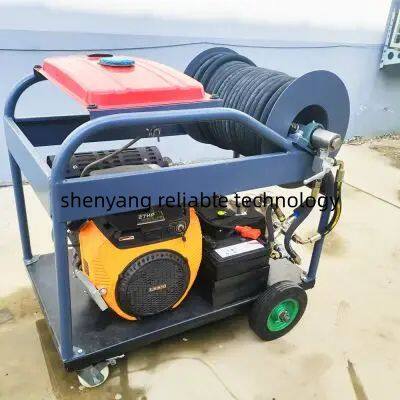 RELIABLE Residential Drainage Cleaning Machine 200bar 50Lmin New Condition for Sewer Pipe Maintenance