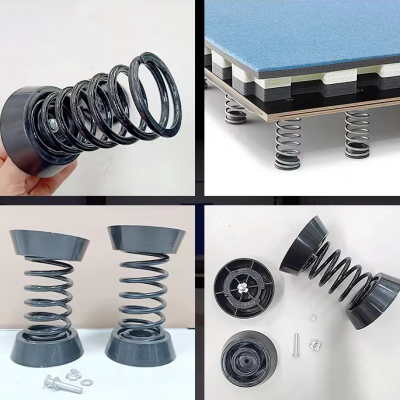 Alloy Spiral Spring Gymnastics Board Compression Field Equipment for Judo & Tricking Gymnastics Industrial Usage photo-2