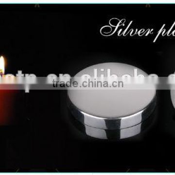 Silver plating Zamak Candle Lid