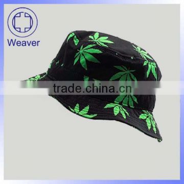 Wholesale Free Pattern Children Bucket Hat / Fashion Leaf Kid Summmer Hats