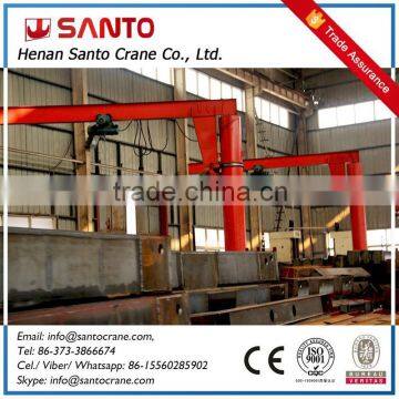 Radio Remote Control Floor Mounted Jib Crane