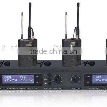 2016 New Design Four Channels Wireless Microphone Professional Conference Microphone photo-2
