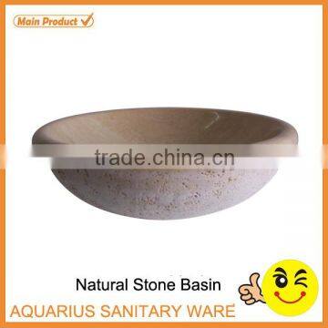 Beige Round Granite Farm Sink