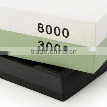 3000/8000 Grit Combination Whetstone Two-Sided Knife Sharpener 7-Inch Sharpening Stone Plastic Stand Included photo-3