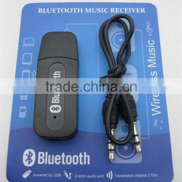 3.5mm USB Wireless Bluetooth Music Audio Stereo Receiver Adapter Dongle AMP NEW