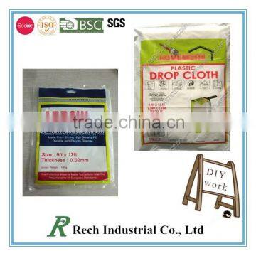 DIY PAINTING POLYTHENE DUST SHEET photo-2