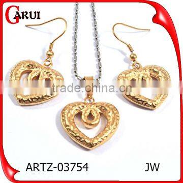 Most Selling Products Italian 316L Stainless Steel Jewelry Gold Plated Sets