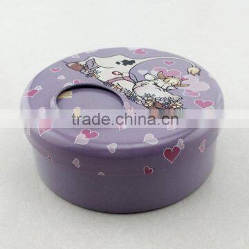 round shaped homeware candy tin cans