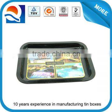 Eco-friendly Rectangle Sevring Tin Tray Printed Tin Tray Wholesale photo-2