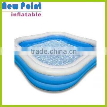 Square kids and adults inflatable kids pool