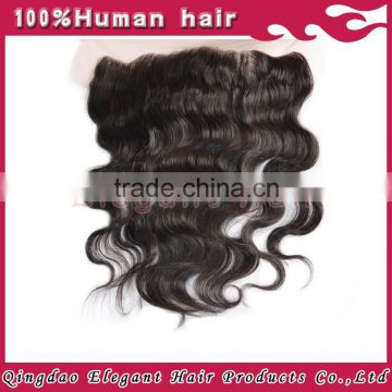 Wholesale peruvian remy human hair body wave full lace frontal closures