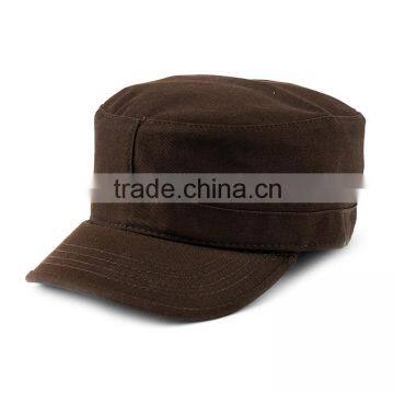 Hot Sale 2015 New Design Flat Top Short Bill Military Cap Wholesale photo-3