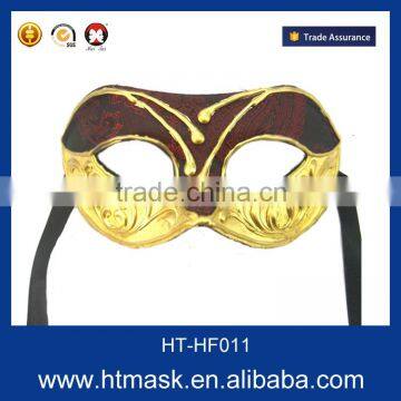 Custume Carnival Accessories HT-HF011 Plastic Half Face Party Eye Mask and Custom Plastic Mask