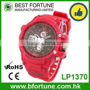 LP1370 2016 Chep Dual Time 3 Atm Water Resistant Lcd Display New Model Watches