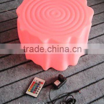 New PE Plastic Stool With LED Light & Remote Control YXF-3320