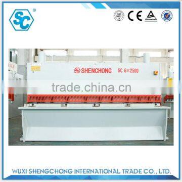 QC11Y 6X2500 Hydraulic Shearing machine for Machine shell Processing