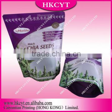 Custom design food packaging bags/Mate packaging bags with window