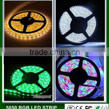 Waterproof IP65 SMD5050 72leds/meter Flexible RGB led strip/220v rgb led strip