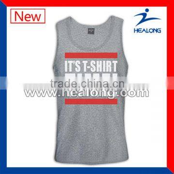 fashion design sports singlets with custom logo