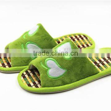 Gofuly 1Pair Men Women Anti-slip Shoes Soft Cool Cotton House Indoor Slippers Retail&Wholesales photo-2