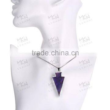 Eleghant purple stone jewelry, latest model fashion necklace