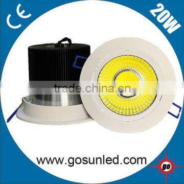 Dimmable 20w COB LED Downlights 2700k-6500k Australian Standard With Rohs&CE Certificates and 3 Year Warranty