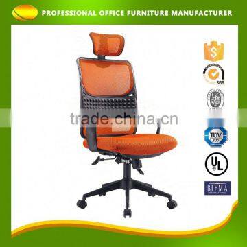 Mesh Office Fabric Arm Lounger Office Boss Chair With Custom Logo