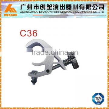 Aluminum clamp for stage lighting